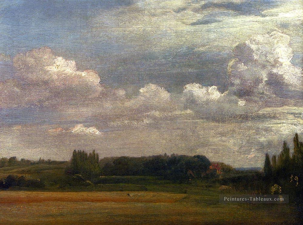 Vue vers le presbytère d’East Bergholt Maison paysage romantique paysage John Constable Peintures à l'huile
